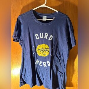 Ladies XL Curd Nerd T-Shirt. Brand new, never worn.